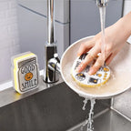 Smile Sponge High-Density Dishwashing Kitchen Cleaning Scuffy Pad
