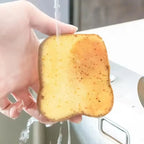 2 Pack Cute Bread Kitchen Sponges - Novelty Toast Sponge Kit