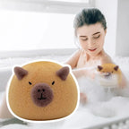 Cute Capybara Soft Bubble Sponge | Viral Cartoonish Animal Extra Lather Sponge for Kids & Adults