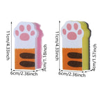 3pc Cute Kitty Paw Soft Bubble Sponge | Viral Cartoonish Animal Extra Lather Sponge for Kids & Adults