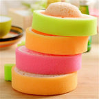 4 Pcs Fruits Shaped Sponges Bath Shower Kids Cute Wash Lovely For Bathroom Household