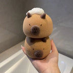 Cute Capybara Soft Bubble Sponge | Viral Cartoonish Animal Extra Lather Sponge for Kids & Adults