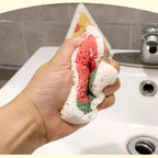 4Pcs Cute Magic Food Dishwashing Kitchen Sponge