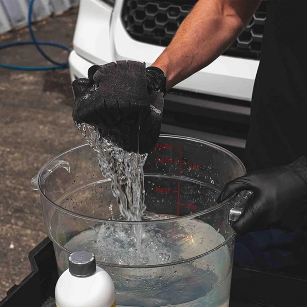 Super Soft Grid Cut Sponge | Safe Non-Marring - Black