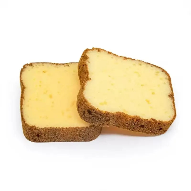 2 Pack Cute Bread Kitchen Sponges - Novelty Toast Sponge Kit