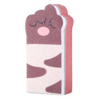 Cute Cat Paw Kitchen Scrub Sponge | Heavy Duty Pad For Cleaning