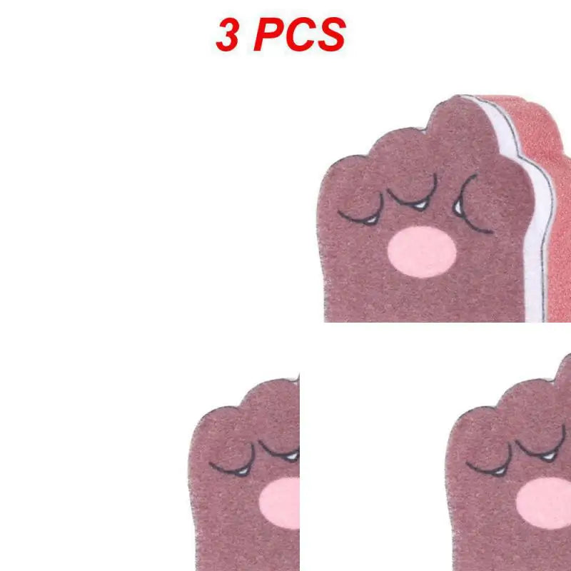 Cute Cat Paw Kitchen Scrub Sponge | Heavy Duty Pad For Cleaning