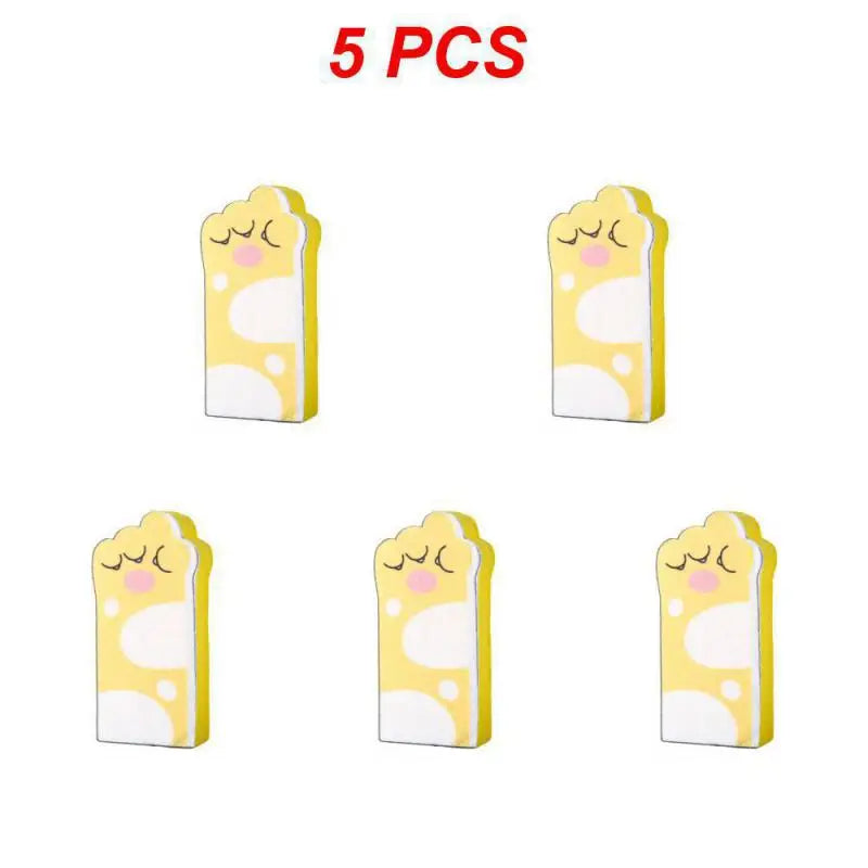 Cute Cat Paw Kitchen Scrub Sponge | Heavy Duty Pad For Cleaning