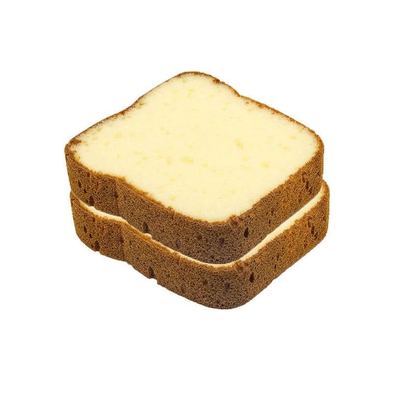 2 Pack Cute Bread Kitchen Sponges - Novelty Toast Sponge Kit